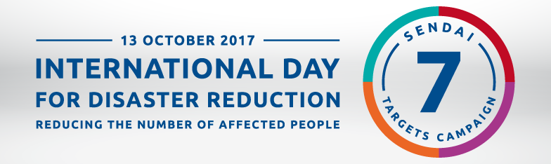 13 October 2017 - International Day for Disaster Reduction - A not so obvious conversation on disability and disasters